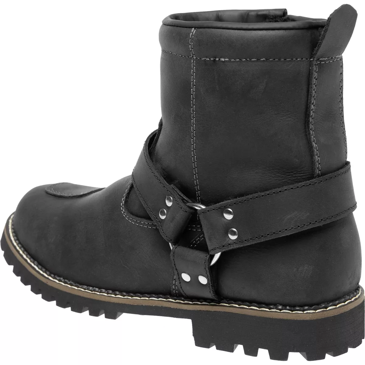 Kochmann Motorcycle Boots Size 46 Arizona Biker Chopper Leather Black