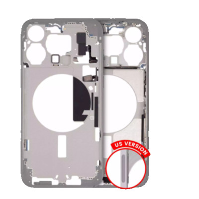Mid-Frame Housing With Power And Volume Button Compatible For iPhone 15 Pro Max