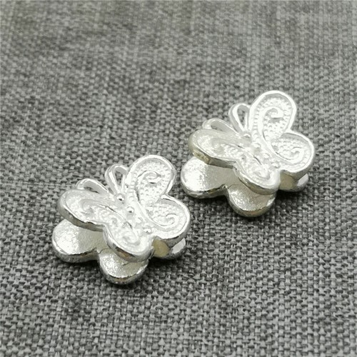 Perles De Prière Vintage Argent 925 - Extrémités Glands - TR2492 - Retro