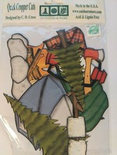 NEW scrapbook card craft large die cuts camping theme 8 piece