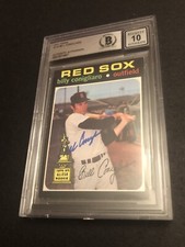 BECKETT 10 GEM MINT AUTO 1971 TOPPS BILLY CONIGLIARO SIGNED ALL STAR ROOKIE CARD