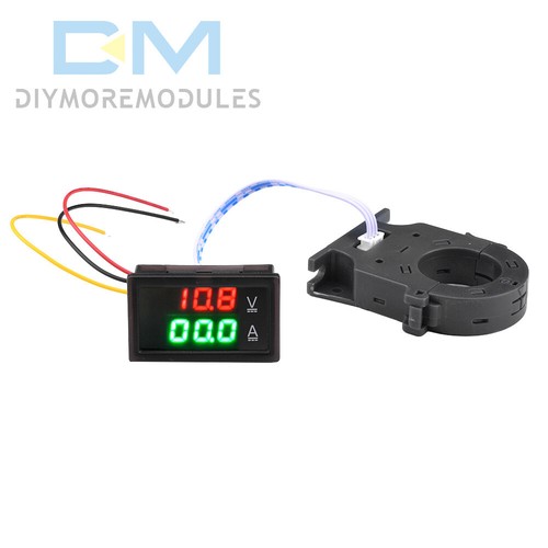 DC0-300V 0-400A Isolated Digital Current Voltage Meter Hall Ammeter Voltmeter US - Picture 13 of 28