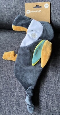 Doudou Toucan 14 Cm – Peluche Oiseau Calao – Doudou Corne – Marque Unbekannt