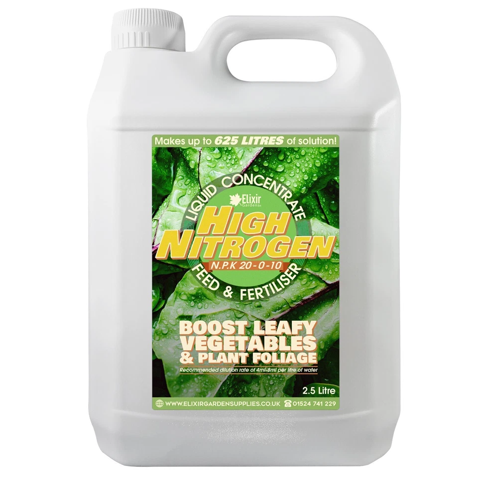 High Nitrogen Flower, Vegetable, Plant & Lawn Food/Fertiliser | 2.5 Litre Bottle