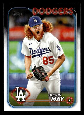 Dustin May 2024 Topps #683 Los Angeles Dodgers
