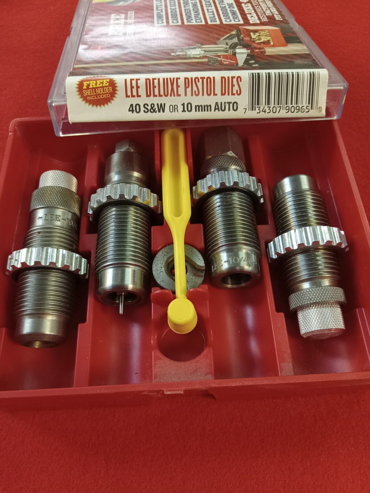 lee-deluxe-pistol-dies-40-s-w-or-10mm-auto-4-die-set-ebay