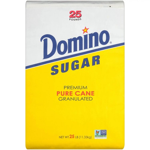 Domino Granulated Sugar Pure Cane 25 lbs.