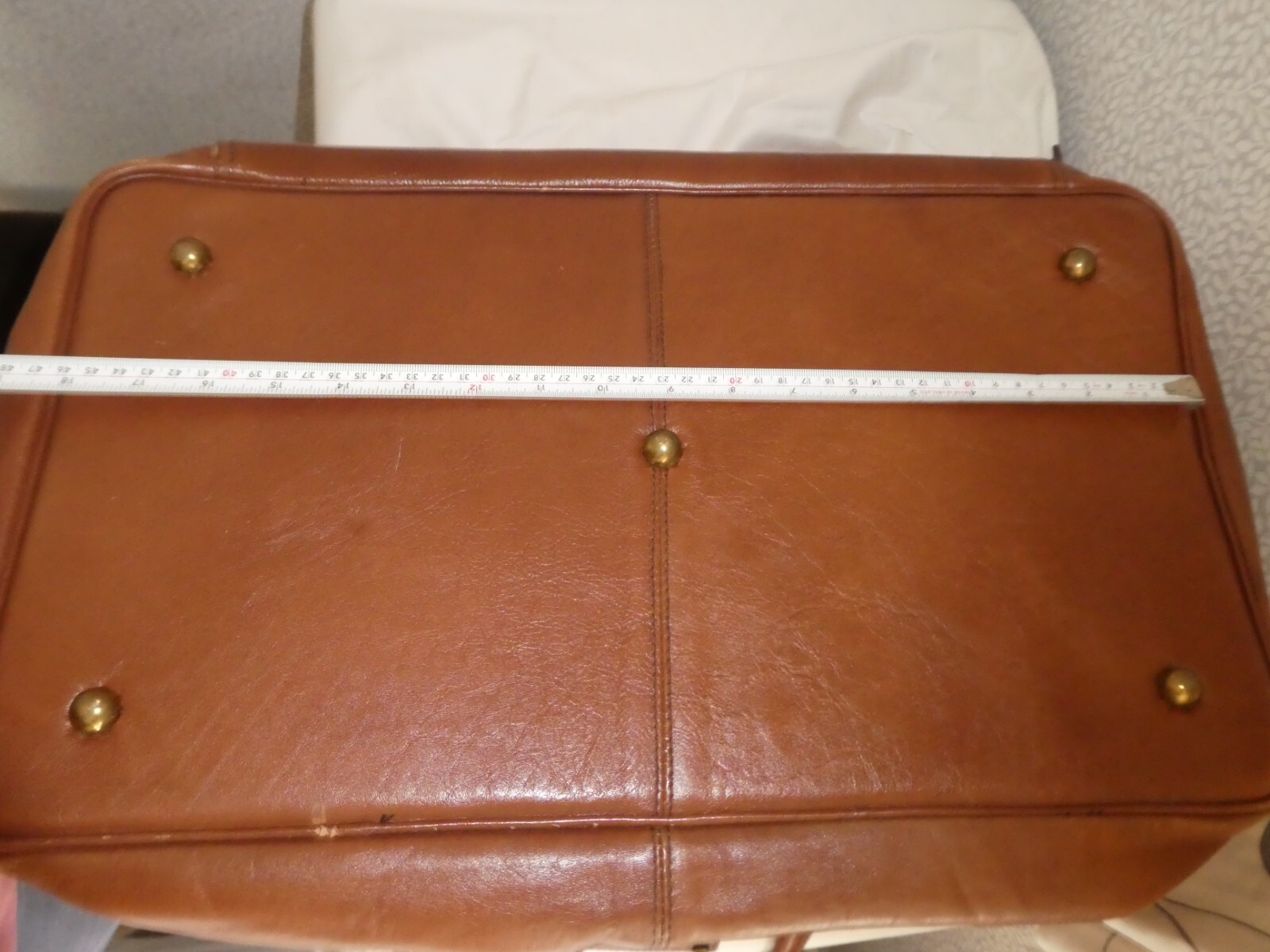 Hidesign leather holdall overnight/weekend travel bag with 2