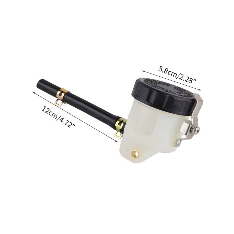 For GSXR750 ZX10R ZX14R ZX6R Brake Fluid Oil Reservoir Cup Clear