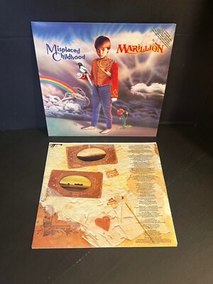 MARILLION MISPLACED CHILDHOOD 2 LP SET WITH PICTURE DISC GOLD