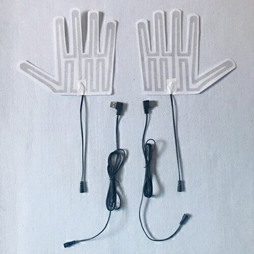 1 Pair Shoes Gloves Heater Carbon Fiber USB Heated Pads Electric Heating Element