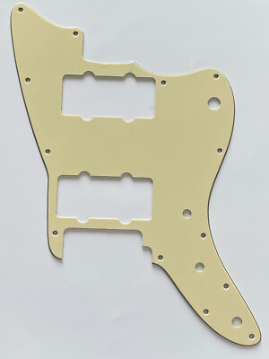 For Squier Affinity Jazzmaster Guitar Pickguard Scratch Plate,Vintage Yellow