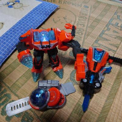 Power Rangers Mashin Sentai Kiramager DX Kiramei Silver Gigant Driller japan