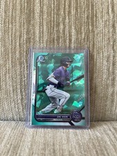 2022 Bowman Chrome Sapphire Zac Veen Aqua Refractor /99 Rockies Prospects