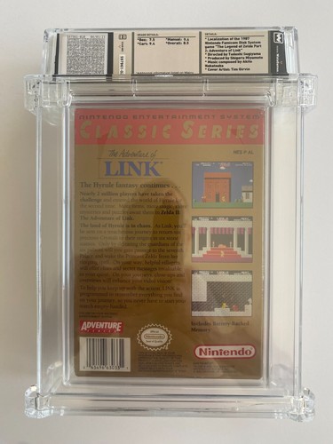 NES Zelda II The Adventure of Link Classic Series WATA 8.5 - Picture 3 of 12