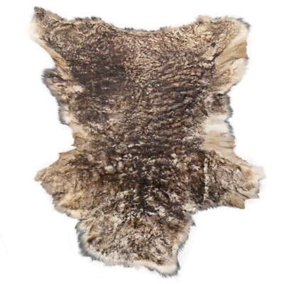 Glacier Wear Sheared Chocolate Peanut Brittle Shearling - Floral Back- shp4073