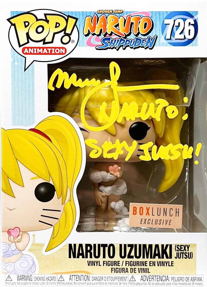 Maile Flanagan Naruto signed inscribed Funko Pop #726 JSA COA Rare
