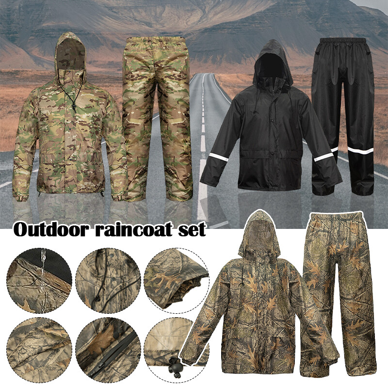 Outdoor Raincoat Set Waterproof Outdoor Cycling Fishing Lightweight Raincoat New-image