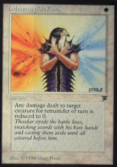 invincible mtg cards Indestructible Aura - Legends: #21, Magic: The Gathering Nm R114