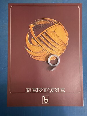Very rare advertising body BERTONE 1972