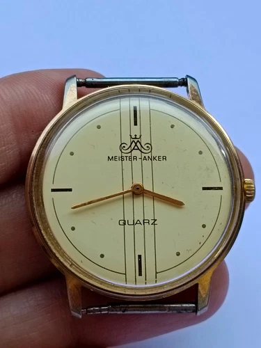 Vintage MEISTER ANKER Quartz  Men's Watch RARE