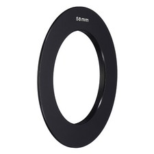 58mm Lens Adapter Ring, 1 Pcs Metal Camera Lens Adapter, Black