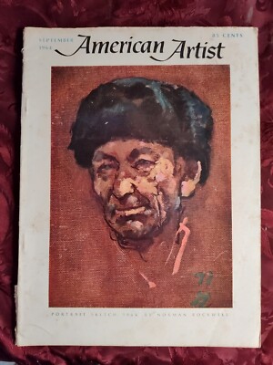 AMERICAN ARTIST September 1964 Norman Rockwell Maurice Sendak Albert Bierstadt
