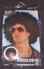 Black Giant Afro Wig Super Big Jumbo Disco 70...