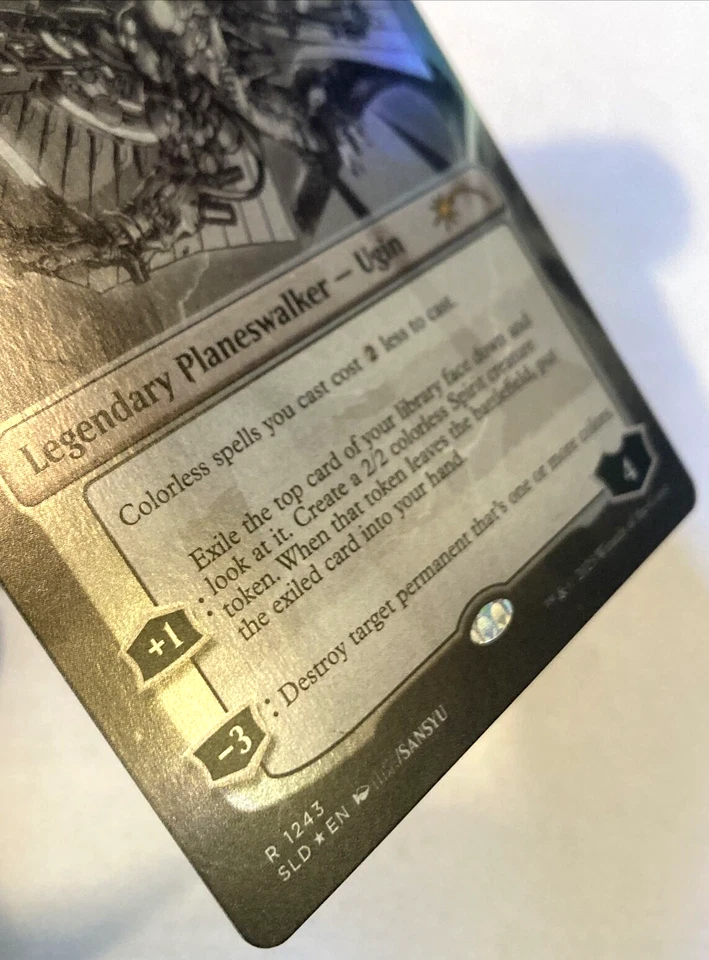 MTG Ugin, the Ineffable BORDERLESS FOIL Secret Lair Drop 1243 NM - Image 2 of 4