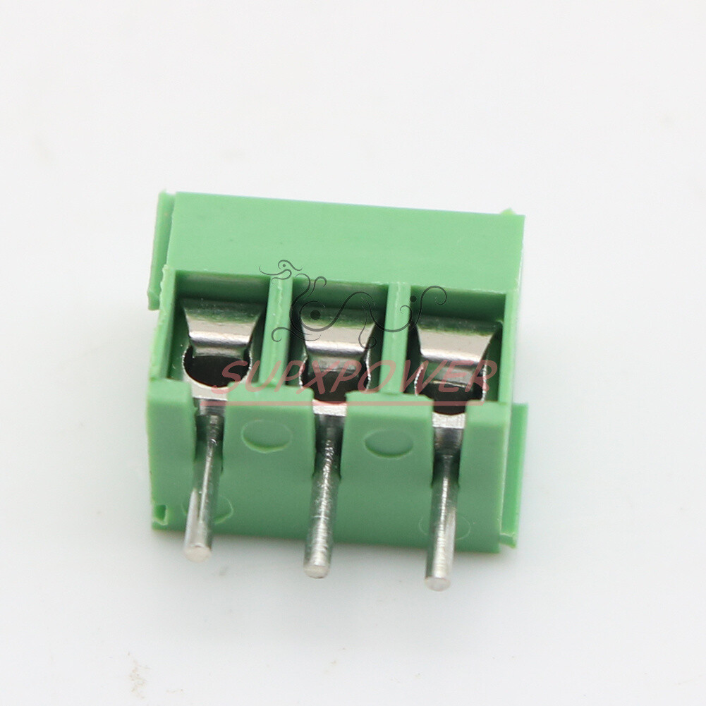 New KF350-3P 3.5mm Pitch 3 pin Straight Pin PCB Screw Terminal Blocks (5PCS )