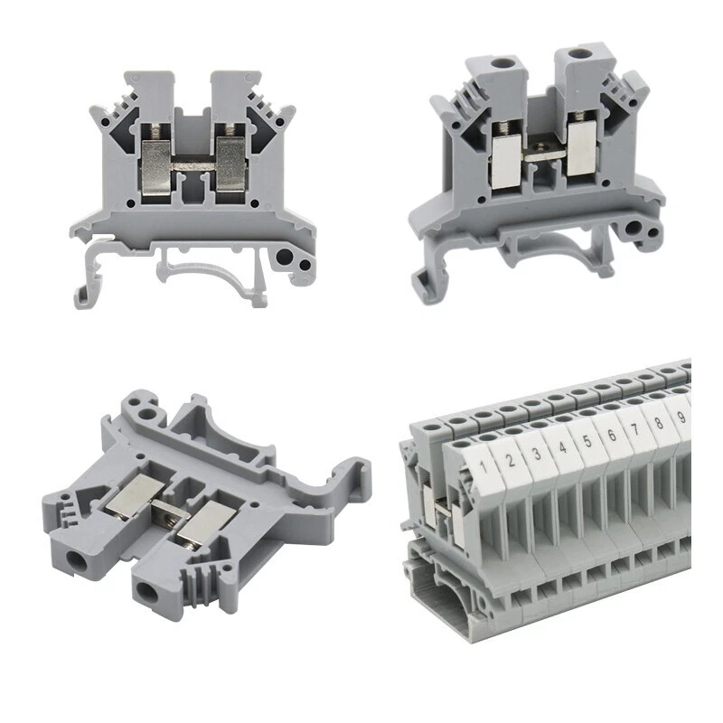 Din Rail Terminal Block Wire Connector Copper Conductor UK 2Pin 17.5-150A - Image 3 of 4