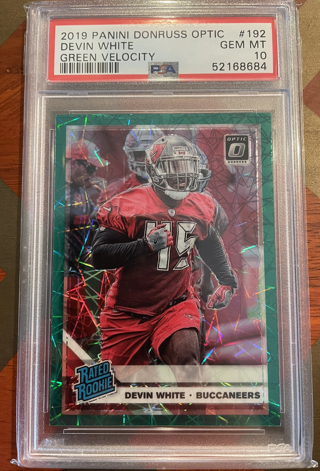 Devin White Panini Donruss Optic #192 Green Velocity