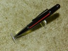 Firefighter Red Lives Matter Twist Pen w /Bright Gunmetal Trim & Thin Red Line — photo 3