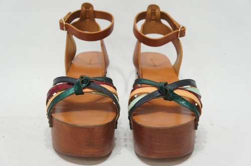 SANDALI ISABEL MARANT MUILTI IN PELLE ZIA ZEPPA SCARPE FR41/9,5 US $445 - Foto 4 di 11