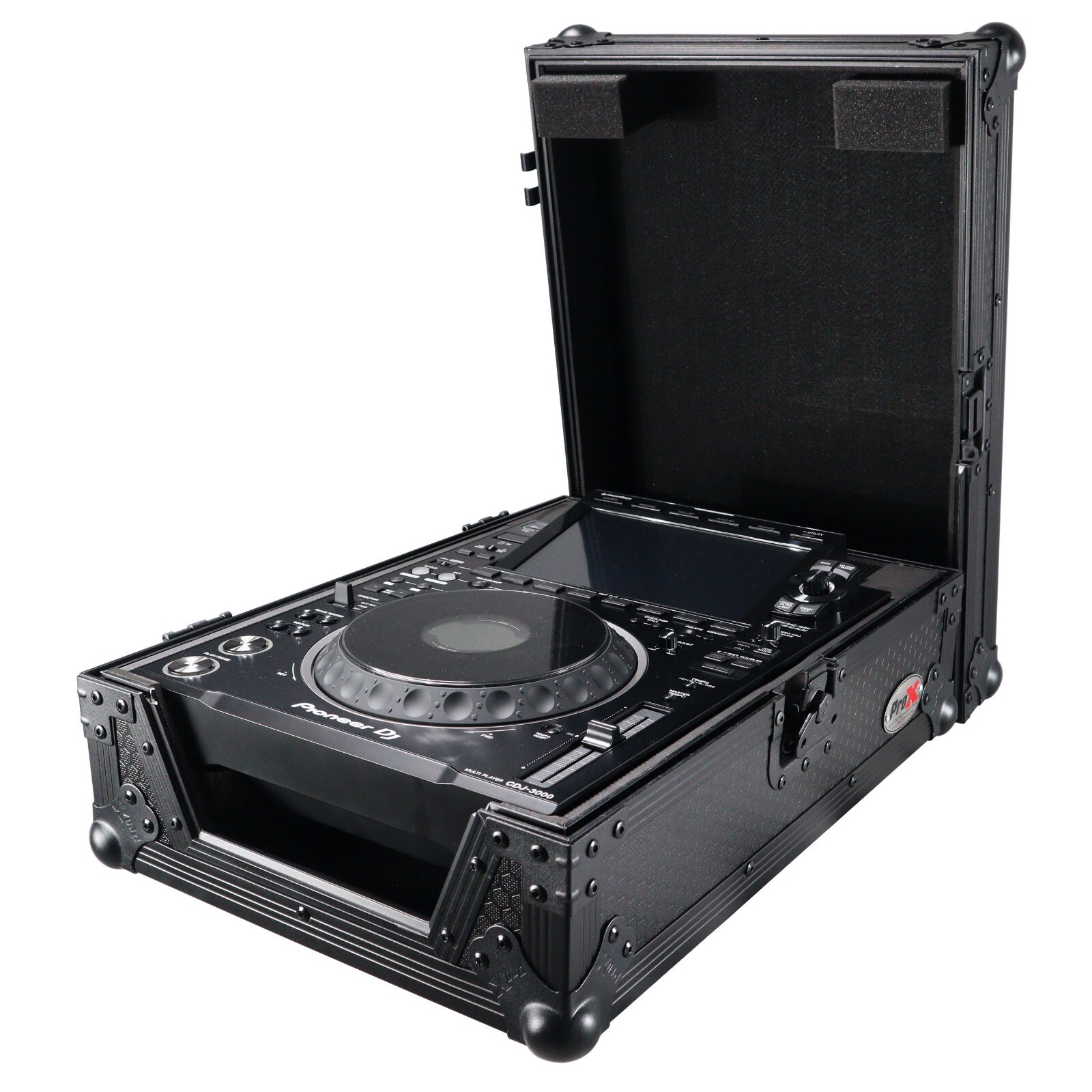 Pioneer CDJ-3000 RekordBox DJ Multi Player + ProX XS-CDBL Case CD-Media Player