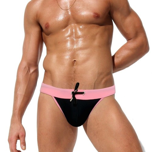 Bikini Full-Inclusive Hüfte Sexy Badeslip High-Cut Low-Waisted Bikini Hüfte Herren - Bild 16 von 16