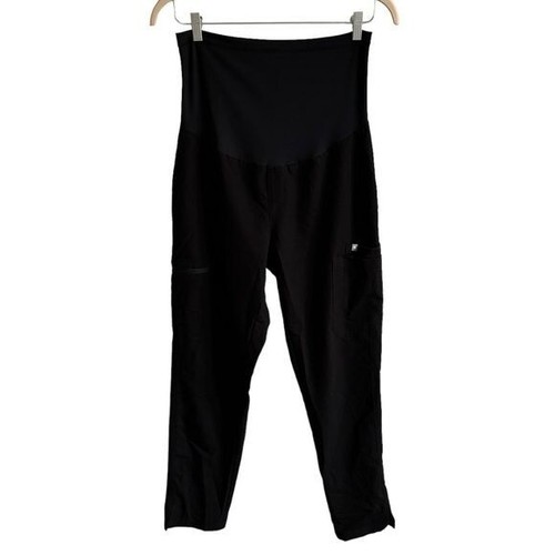 Figs Yola Maternity Scrub Pants, Black, Size S eBay