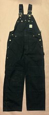 Vintage 1990 s Carhartt Double Knee Overalls, Deadstock NWT, Size 34x30