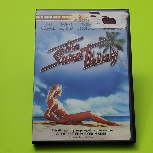 The Sure Thing (DVD, 1985) RomCom John Cusack Anthony Edwards -- 📀