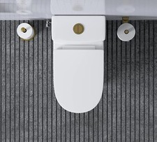 HOROW 48MM Gold Flush Button Dual Flushing Toilet Replacement Button Durable
