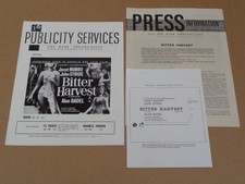 Janet Munro - Bitter Harvest - 1964 UK Campaign Book + Press Release + Ad Sheet