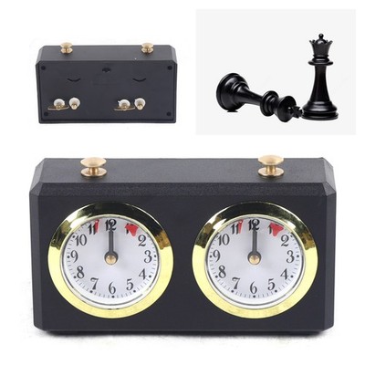 Chess Clock Alarm Chess Timer Mechanical Analog Chess Clock for Board Game Inter