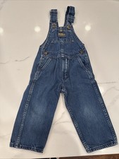 oshkosh b'gosh vestbak Vintage denim overalls Size 2T Made in USA