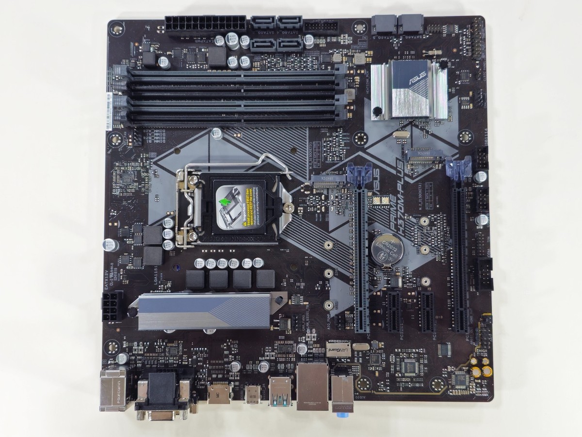 BOOTS + RUNS, 2 BAD RAM SLOTS] ASUS Prime H370M-Plus/CSM Intel