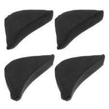2 Pair Black Sponge Toe Plug Shoe Filler Foot Brace Reusable Shoe Inserts