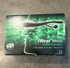 Vuzix iWear VR920 Video Eyewear Black 640x480 USB/VGA/DVI w/ Cables Pouch