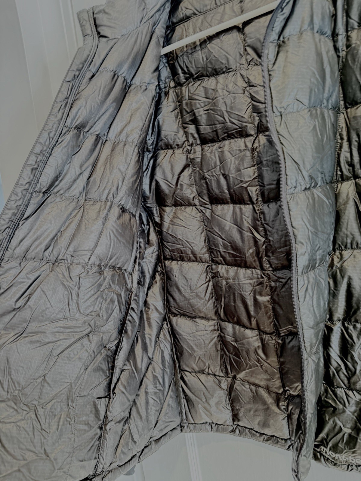 Montbell Down Jacket Packable Dark Gray Medium Men - image 6