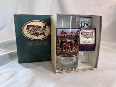 American Expedition Mustang Wildlife Heavy Glass Mug Explore Nature