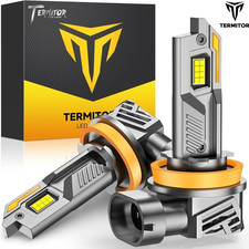 TERMITOR H11 H8 H9 LED Headlight Bulb 60000LM 900% Ultra-Bright H16 Low/Fog Beam