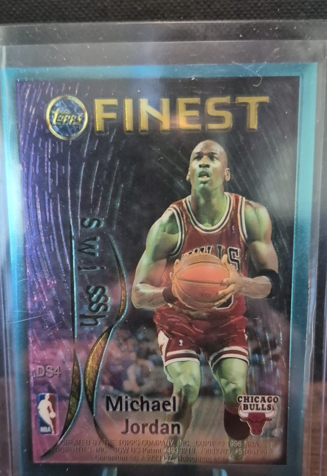 1995-96 Topps Finest - Dish and Swish Michael Jordan, Scottie Pippen #DS4